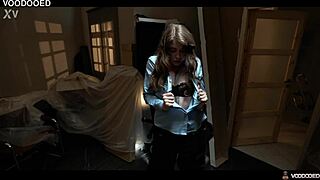 Security Chick Gets Voodoo Dolled, POV Guy Makes Eden Ivy Cum Without Touching Her