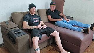 Me and my stepson jerking off together 😏