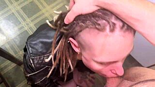 Her leather jacket sparks intense passion.