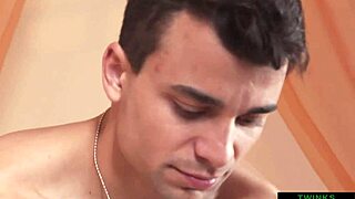 Ripped Twink Masseur Jerks Off Client Passionately