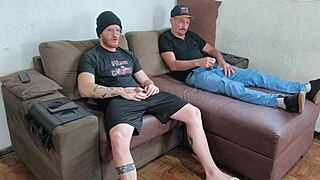 Me and my stepson jerking off together 😏