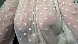 Gorgeous Milf's Big Saggy Tits Close-Up