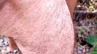 Fucking A Tight Ass Outdoors? Muscular Milf Blonde Slut