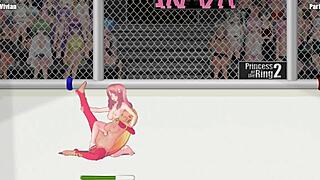 princess vivian fights paris in street wrestling catfight