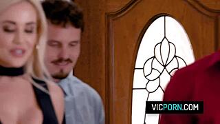 blonde swinger milfs dee williams and savannah bond swap their partners