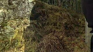 chubbykaot in the forest again with flashing and exhibitionists