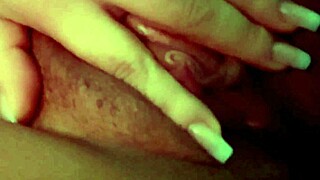 Gostosa is masturbating again, part 2, with those small tits on display 😏