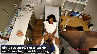 nikki star as nurse in tampa university entrance physical with close up assfucking and orgasm 😘