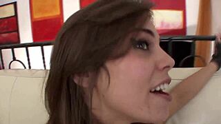 In this lesbian video, Izy-Bella Blue and Sensi Pearl lick and finger pussies