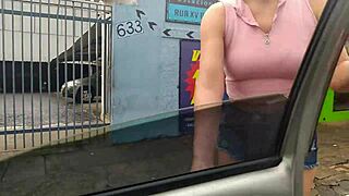 uber driver gets blowjob from neighbor's wife