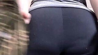 Narrative of Chubby Ass in Leggings and Panties