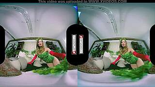 Poison Ivy XXX Cosplay VR: Stunning Evil Redhead Gets Her Pussy SMASHED.