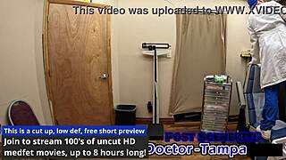 Dr. Tampa examines my neighbor Alix Avery in a gyno roleplay!