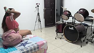 Sexy Housewife Prepares For Venezuelan Vacation!