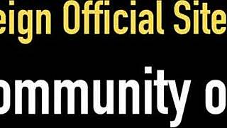 Tasha Reign slides glass dildo into her cunt in lingerie orgasm