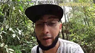 While Exercising In Forest Yenifer Lets Me Penetrate Pink Vagina