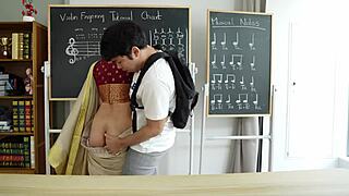 Cute Indian Student Seduces Horny Teacher with Close-Up Ass Shots