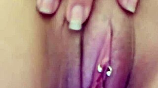 Pierced Novinha Boldly Shows Tits And Wet Pussy