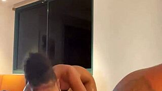 ebony amateurs at party dive into hardcore threesome with big black cock sucking and doggystyle fucking