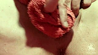 I'm shaving my smooth pussy lips in the bath right now!