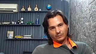 why watch this soloboy masturbate outdoors?