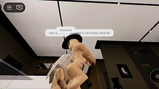 oh damn, fucking that hot blonde brazilian with cumshot facial rough action!