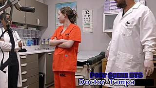 Dr Tampa commissary cash with Serena Morgan in Florida pov roleplay with handcuffs and humiliation