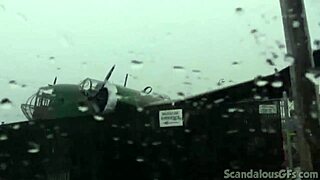 Emotional Teen Hottie Masturbates with Passion in Car