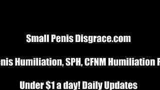 your tiny little dick is completely useless to me in sph femdom pov with small cock humiliation