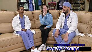 Dr Tampa commissary cash with Serena Morgan in Florida pov roleplay with handcuffs and humiliation
