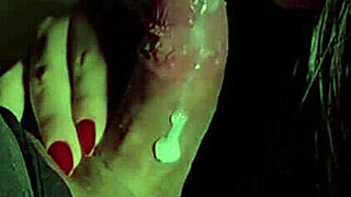 Friend gives amazing blowjob at home