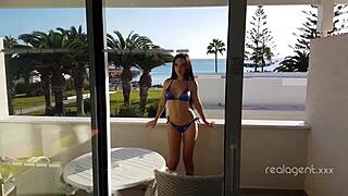 Sasha Rose Spreads Legs Masturbates to Orgasm