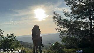 Amateurs Enjoy Outdoor Essence Of Pure Pleasure