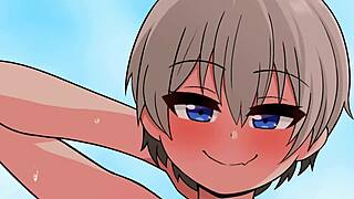 Uzaki Hana Intense Beach Sex With Massive Cock And Titty Fuck