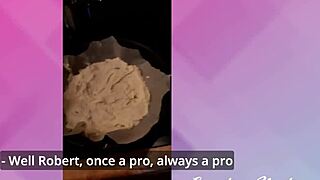 when your girlfriend tries to be a food blogger but cooks on the kitchen desk instead