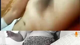 so this guy unleashes a huge cum tribute on the hot latina milf with her dildo toy