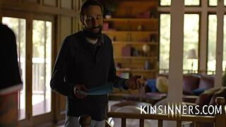 Old guy fucks slutty young girlfriend hard