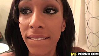 skinny latina girlfriend isabella pena stars in amateur european pov session with friend.