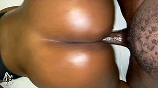 ebony wife getting her juicy wet pussy and ass fucked hard by big black cock