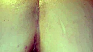 Thick creampie explodes from thick cock pounding milf ass hard!