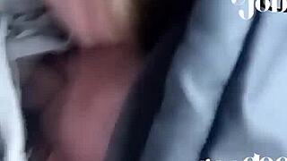 Camden NJ girl deepthroats big cock and swallows in car at 6am