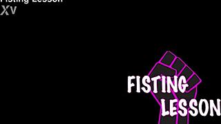 I guide you through anal fisting with real gapes and orgasm in this skinny amateur solo.