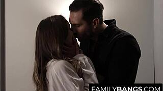 Desperate man bones desperate woman in a passionate romantic encounter with intense orgasms and banging.