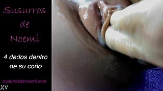 Boldly Thrusting Four Fingers Deep Inside Her Wet Pussy