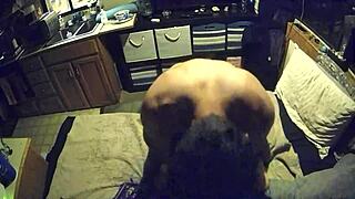 Hubby bends me over and fucks my pussy and ass good in doggystyle