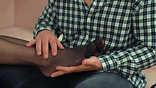 i crave that foot massage turning into rough pounding with my hot wife