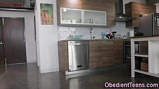 Whoa, this kinky blonde teen with small tits gets roughly nailed in hardcore fetish action! 😈