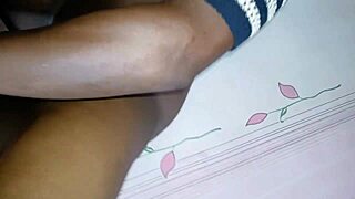 African teen's smooth shaved pussy gets pounded hard