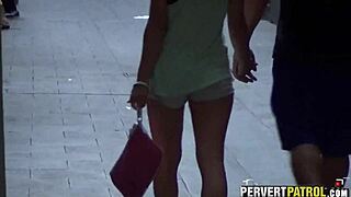 Amateur couple gets caught fucking passionately through the window in a hidden outdoor spying session.