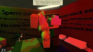 Blonde Snowbunny Takes Monster Big Black Cock In Intense Interracial Railing - Roblox